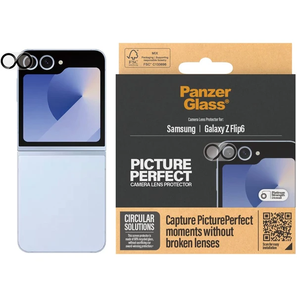 PanzerGlass® Camera Platinum Samsung Galaxy Z Flip6 - Ochranné folie a skla - Obrázek 4IWA000L01