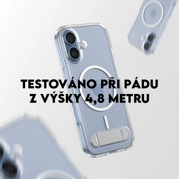 PanzerGlass® CARE Kickstand kryt s MagSafe Apple iPhone 17 stříbrný/bílý - Pouzdra - Obrázek 4KDH000K01