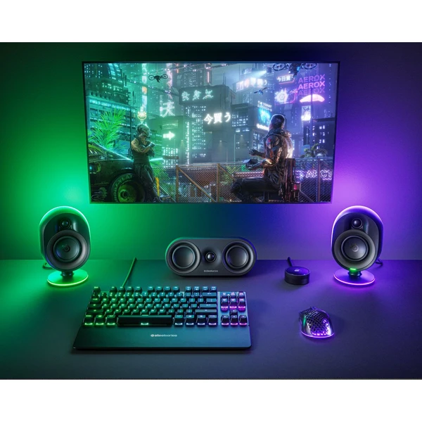 SteelSeries Arena 9 herní reproduktory 5.1 černé - Reproduktory - Obrázek 4MCG300401