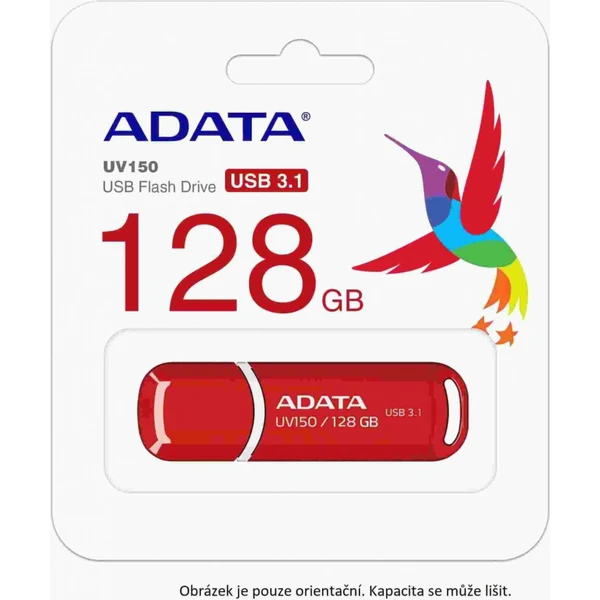 ADATA Flash Disk 32GB UV150 červená - Flashdisky - Obrázek 4MJVF00101