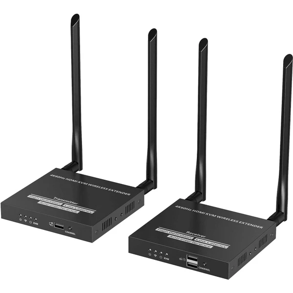 PremiumCord HDMI2.0 KVM Wireless extender 4K@60Hz na 50m - Kabely a redukce - Obrázek 4MNF000K01