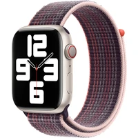 Apple Watch 49/45/44/42mm bezinkově fialový provlékací sportovní řemínek - Řemínky