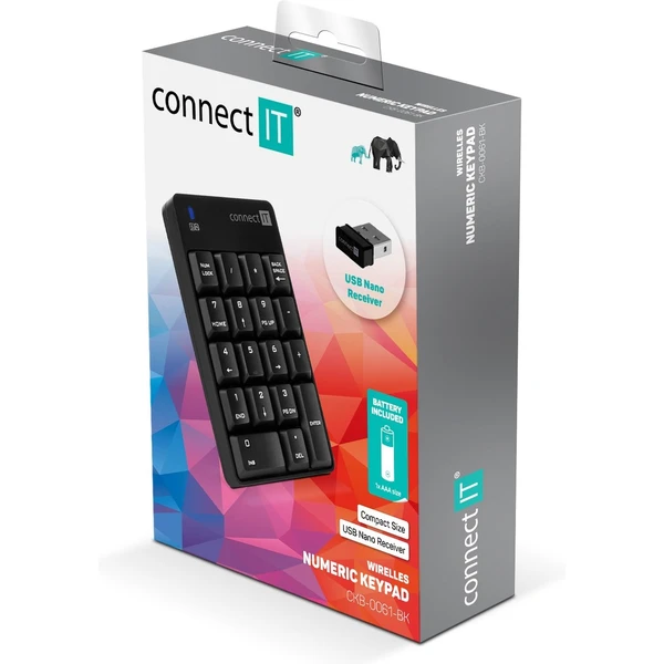 CONNECT IT NumCALC bezdrátová numerická klávesnice - Klávesnice - Obrázek 4N9O600301