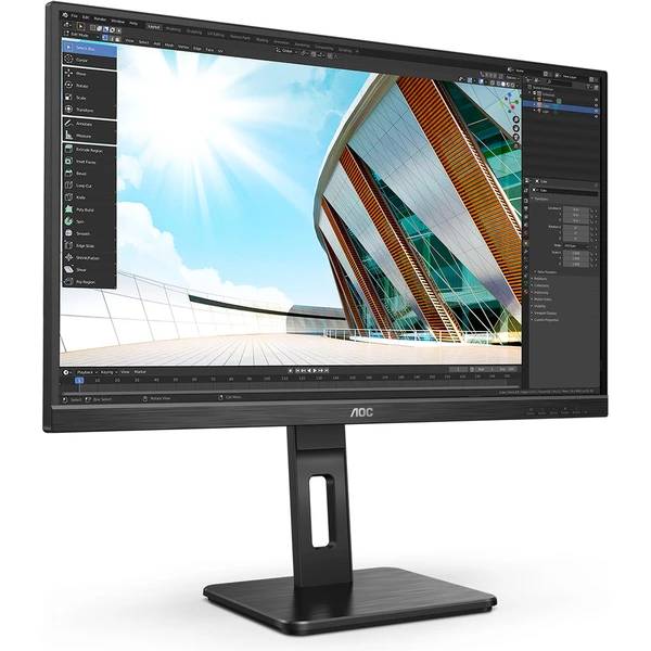 AOC Pro 27P2Q monitor 27" - Monitory - Obrázek 4NKJF00101