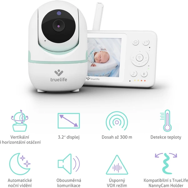 TrueLife NannyCam R4i dětská chůvička - Kamery - Obrázek 4OUL000K01