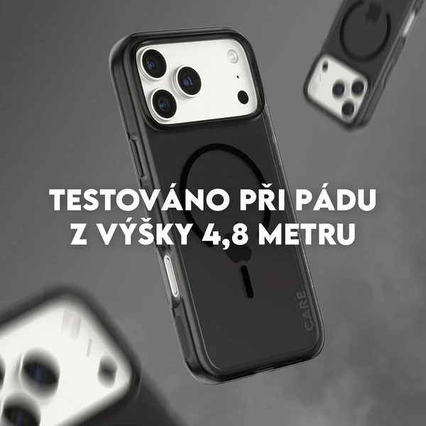 PanzerGlass® CARE Smokey kryt s MagSafe Apple iPhone 17 Pro Max kouřový/černý - Pouzdra - Obrázek 4PDH000K01