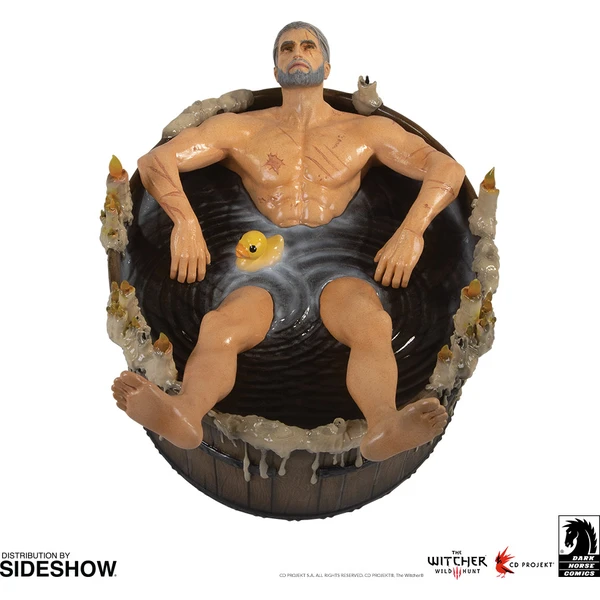 Soška Dark Horse The Witcher 3: Wild Hunt - Geralt in the Bath - Sochy a sošky - Obrázek 4PFJ100201
