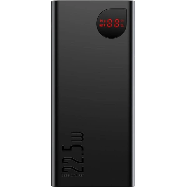 Baseus Power banka Adaman 40000 mAh 22,5W 3x USB-A/micro USB/USB-C černá - Powerbanky - Obrázek 4PS5000N01