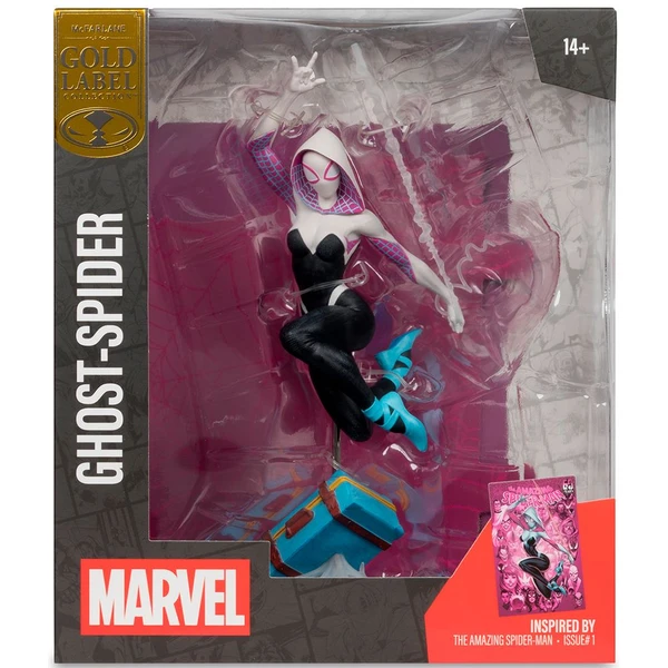 Figurka McFarlane Toys Marvel Collection 1/10 - Ghost-Spider (The Amazing Spider-Man #1) 17 cm - Figurky - Obrázek 4Q3G000K01