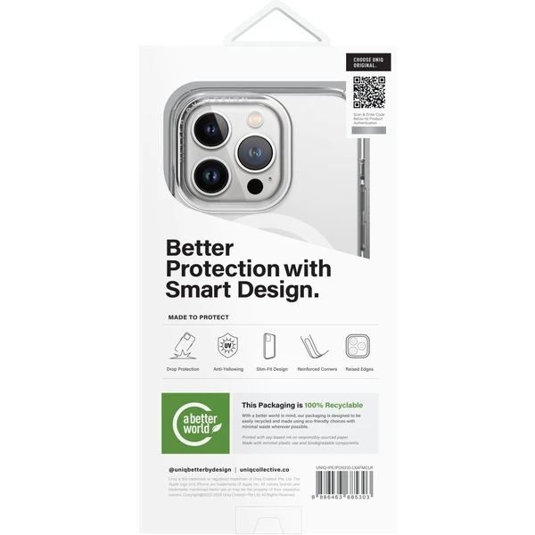 UNIQ LifePro Xtreme MagClick kryt iPhone 15 Pro Dove (čirý) - Pouzdra - Obrázek 4Q69000601