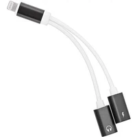 PremiumCord Adapter Lightning na 3,5mm jack audio + Lightning charging - Redukce