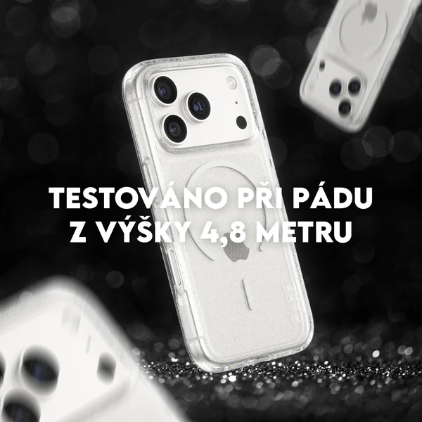 PanzerGlass® CARE Star Lit kryt s MagSafe Apple iPhone 17 Pro třpytivý/bílý - Pouzdra - Obrázek 4QDH000K01
