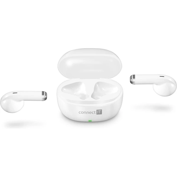 CONNECT IT True Wireless SonicBass sluchátka do uší s mikrofonem bílá - Sluchátka - Obrázek 4TRK000K01