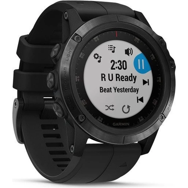 Garmin Fenix 5X Plus Sapphire Black, Black Band - Chytré hodinky - Obrázek 4TRS000101