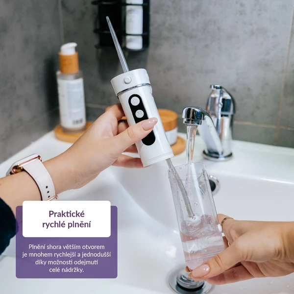 TrueLife AquaFloss Mini M50 ústní sprcha bílá - Ústní sprchy - Obrázek 4TUL000K01