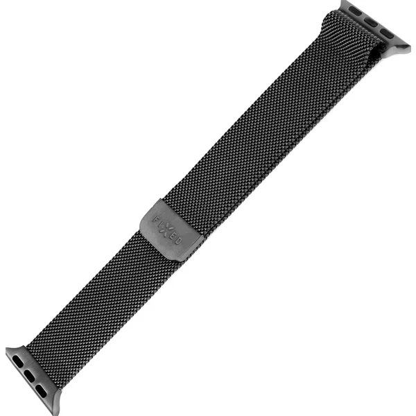 FIXED Mesh Strap síťový nerezový řemínek Apple Watch 42/44/45mm černý - Řemínky - Obrázek 4UQU600301