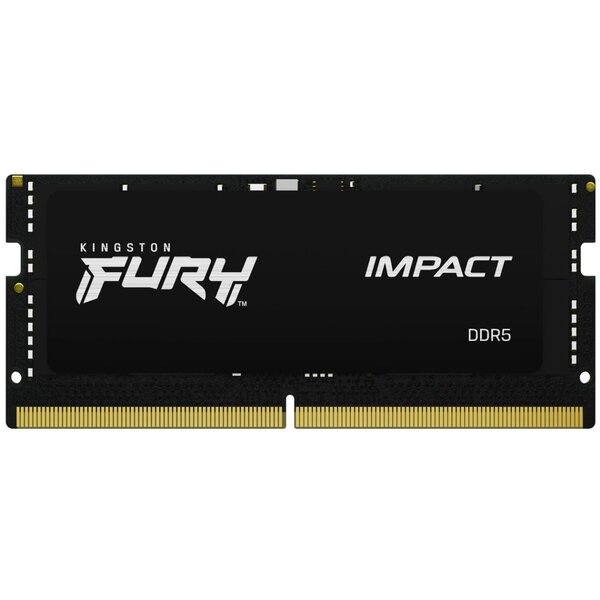Kingston Fury Impact 32GB 4800MHz CL38 DDR5 SO-DIMM Black KF548S38IB-32 Černá