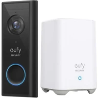 Anker Eufy videozvonek 2K černý + Home base 2 - Chytré zvonky