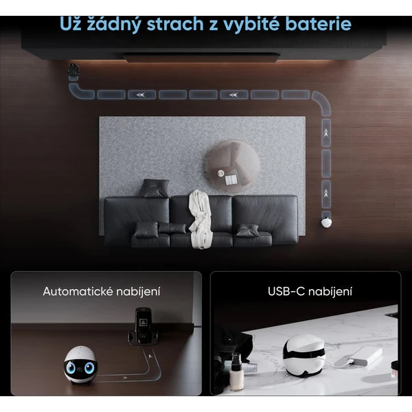 Enabot EBO Air 2 Plus bílá - IP kamery - Obrázek 4Z8L000K01
