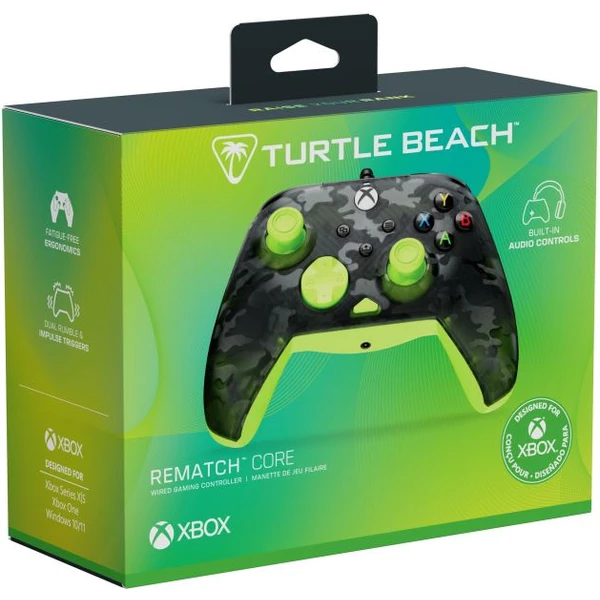 Turtle Beach herní ovladač Rematch Core Ghost Black Camo (XBOX/PC) žlutý - Herní ovladače - Obrázek 4ZMH000K01