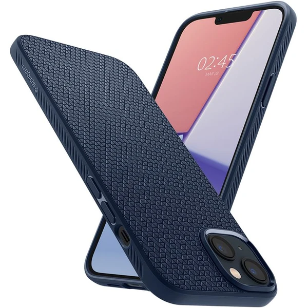 Spigen Liquid Air kryt iPhone 14 modrý - Pouzdra - Obrázek 4ZZG300401