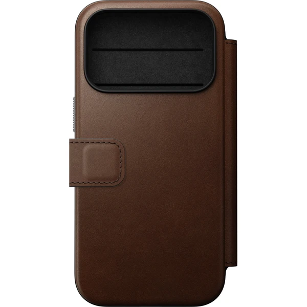 Nomad Modern Leather Folio MagSafe kožené pouzdro iPhone 18 Pro Brown - Pouzdra - Obrázek 4a08a8acbf8c4d1ea4469bf469f50d65