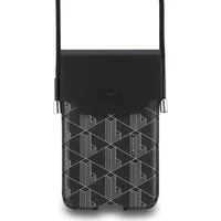 Lacoste PVC Blend Monogram Metal Logo kapsa na telefon XL černá - Pouzdra