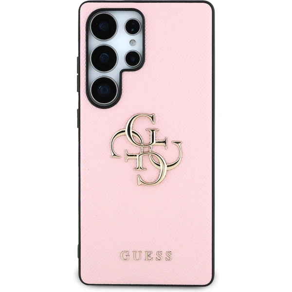 Guess PU Grained 4G Metal Logo kryt Samsung Galaxy S25 Ultra růžový - Pouzdra - Obrázek 4a9ce511afc04b498b3105af50fe5a76