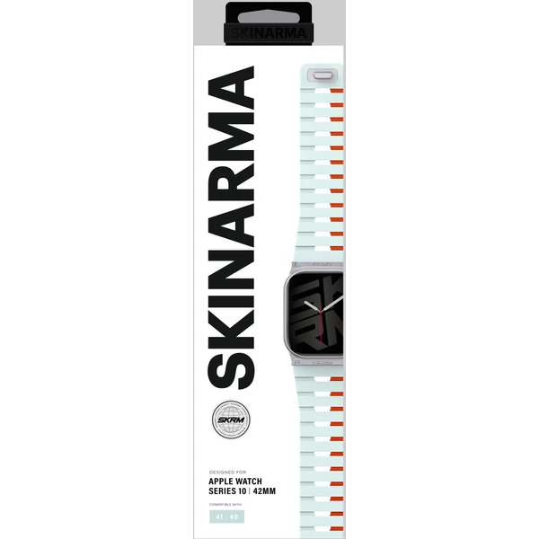 SKINARMA Gemini magnetický řemínek Apple Watch 42/41/40mm mentolový - Řemínky - Obrázek 4a9d70651ffc4ac68c37b63c87351eec