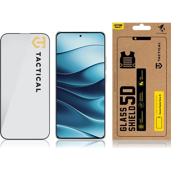 Tactical Glass Shield 5D sklo pro Xiaomi Redmi Note 15 4G/5G černé - Ochranné folie a skla - Obrázek 4ab372c4f5b84f739cf1ad9415c26cee