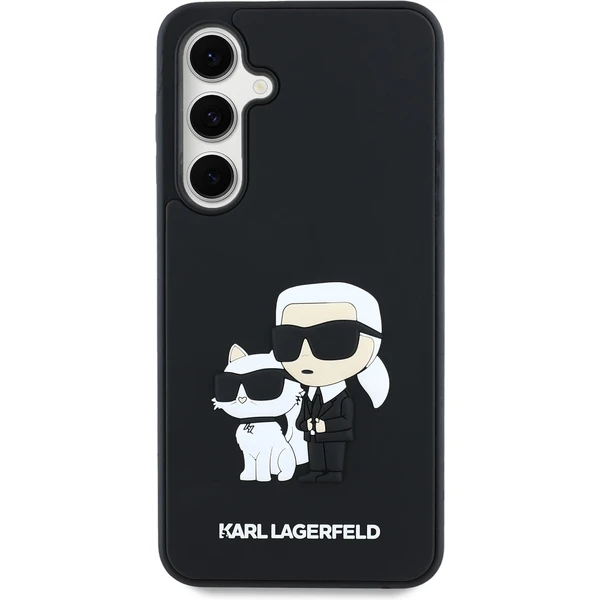 Karl Lagerfeld 3D Rubber Karl and Choupette kryt Samsung Galaxy S24 FE černý - Pouzdra - Obrázek 4ab6d6d394bd4110b7fc1a1776fc018c