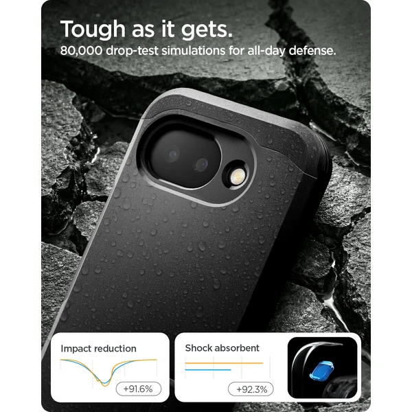 Spigen Tough Armor MagSafe kryt Google Pixel 10a black - Pouzdra - Obrázek 4abc11fd0c994e55a166d08623591564