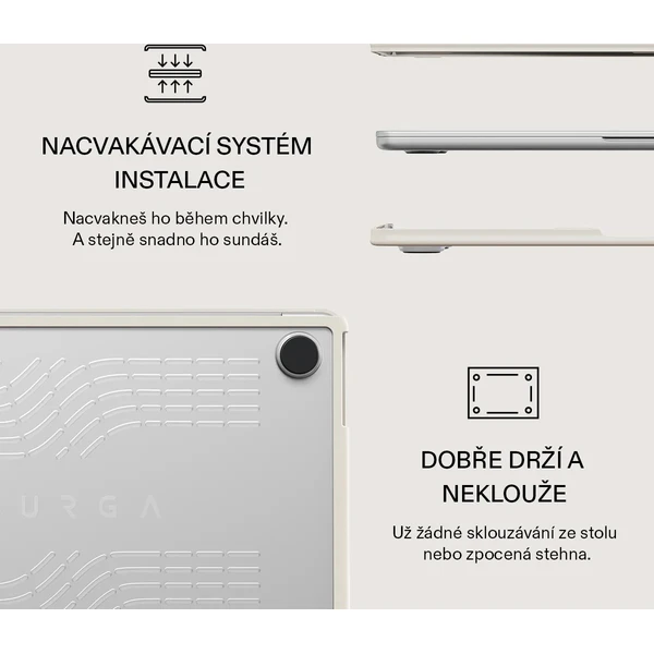 Burga pouzdro pro MacBook Air 13,6" (2022–2026) Barely Yours - Pouzdra - Obrázek 4acffe380b674eb3a560f05720ba1b92