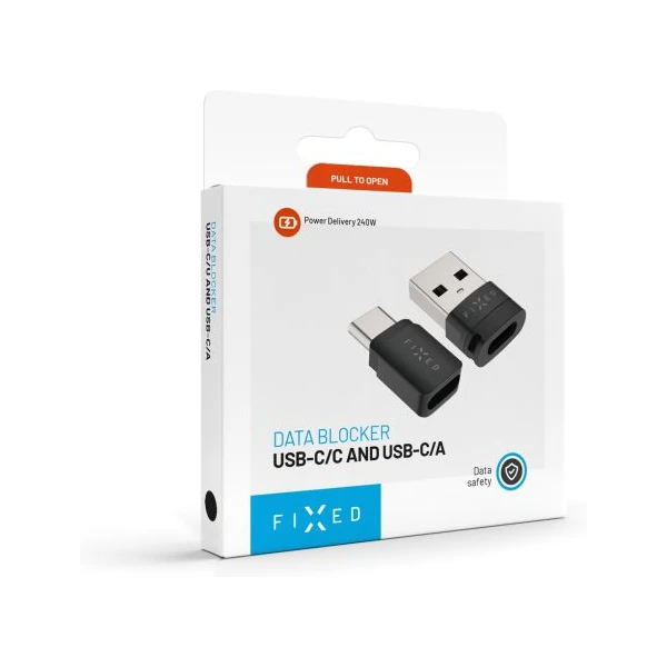 FIXED Data Blocker USB-C/USB-A redukce 240W černá - Kabely a redukce - Obrázek 4ad54a35c4804ee8a8c6fc6044637188
