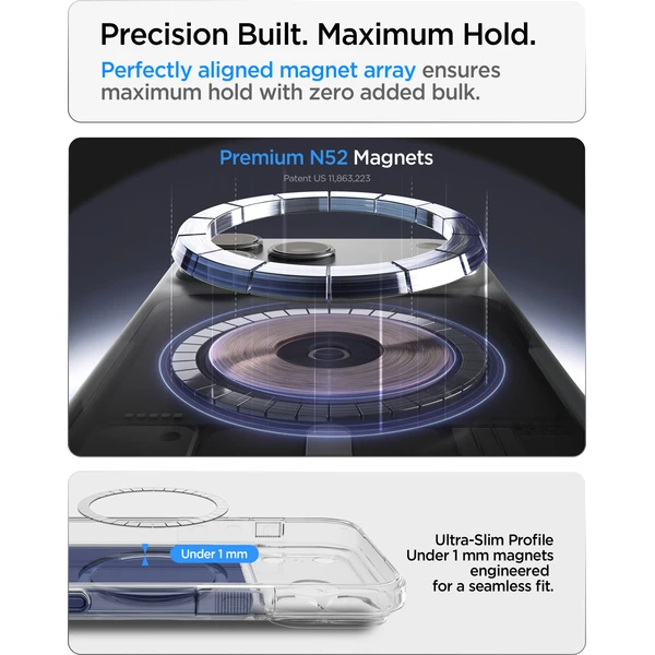 Spigen Ultra Hybrid T MagSafe kryt iPhone 18 Pro/17 Pro matte blue - Pouzdra - Obrázek 4ae811dc2c6e438ba09435ab5ae26744
