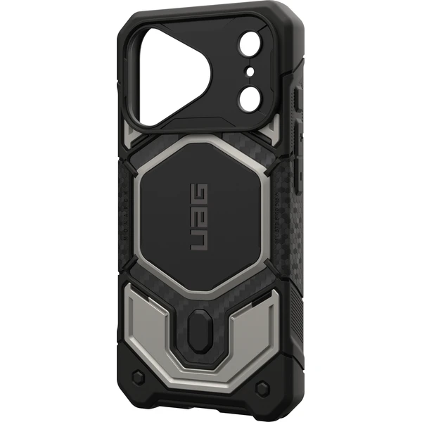UAG Monarch Pro MagSafe Titanium kryt iPhone 18 Pro/17 Pro stříbrný - Pouzdra - Obrázek 4aee7e0095e34a7ba0db580616db09af