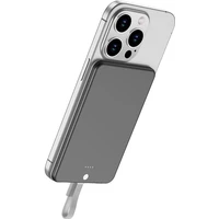Mobile Origin Blade powerbanka s MagSafe a USB-C kabelem, 3000mAh šedá - Powerbanky
