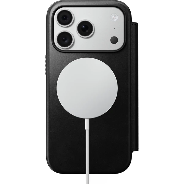 Nomad Modern Leather Folio (Horween) MagSafe kožené pouzdro iPhone 17 Pro/18 Pro Black - Pouzdra - Obrázek 4b2195f2fe484c0790cb170b0ac85edf