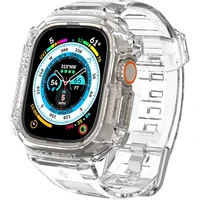Spigen Rugged Armor Pro kryt s řemínkem Apple Watch Ultra 3/2/1 (49mm) čirý - Pouzdra