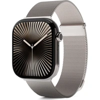 iWant Milanese+ řemínek pro Apple Watch 49/46/45/44/42mm hvězdně bílý - Řemínky