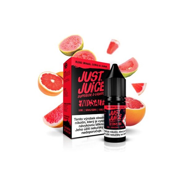 Just Juice Salt Červený pomeranč, citron a guava 10ml (11mg)