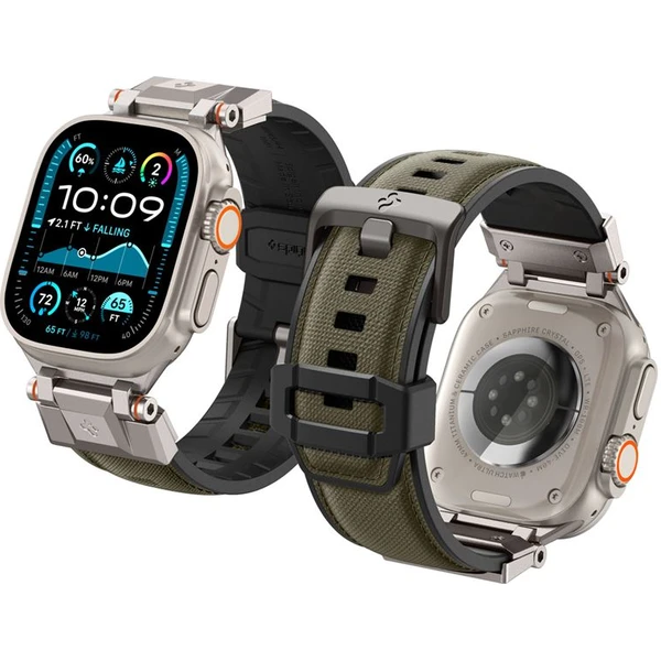 Spigen DuraPro Armor řemínek Apple Watch Ultra 49/46/45/44/42mm tmavě zelený - Řemínky - Obrázek 4b3f44a537a6413e9a981672e3f914dc