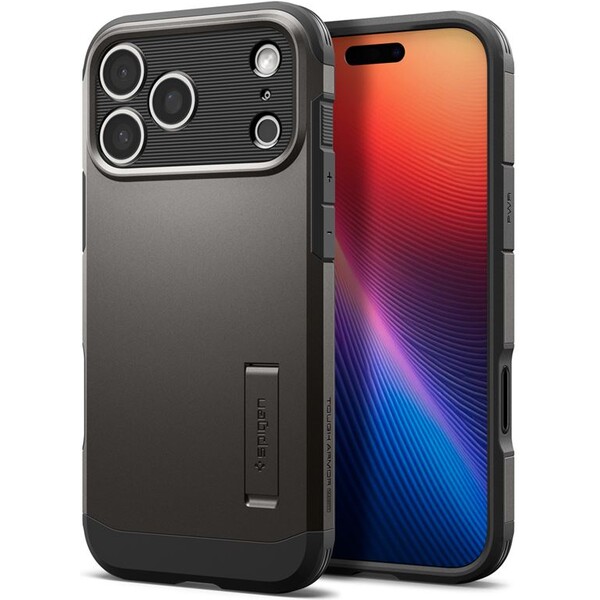Spigen Tough Armor T MagSafe kryt iPhone 17 Pro Max gunmetal