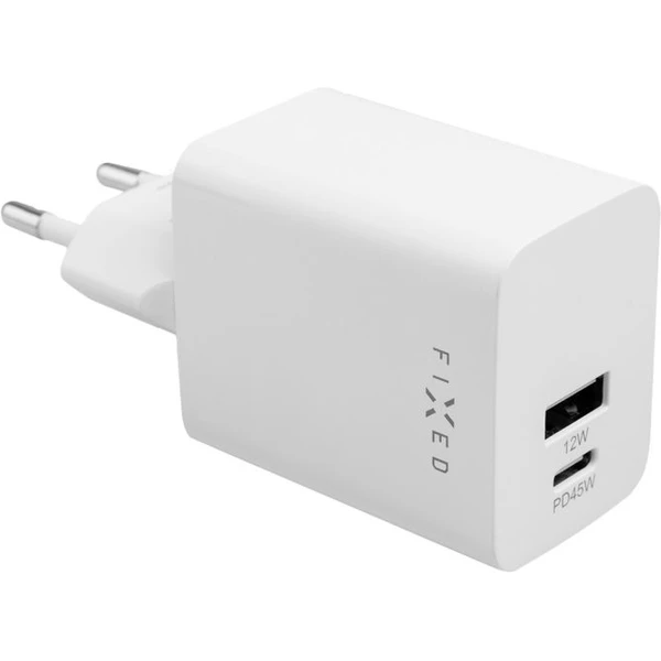 FIXED Mini nabíječka s USB-C/USB-A, PD, 45W, bílá - Nabíječky - Obrázek 4b673fbe861b4b3c86ce9016f22a5bf6