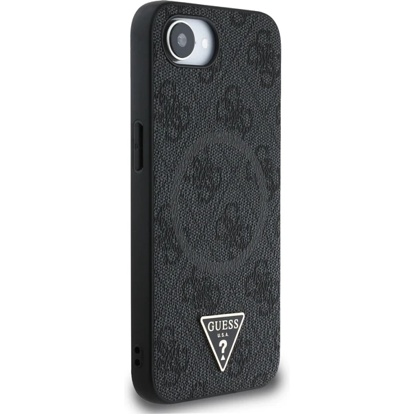 Guess PU 4G Strass Triangle Metal Logo kryt iPhone 17e/16e černý - Pouzdra - Obrázek 4b68905a7ccd411ba243327351cd365f