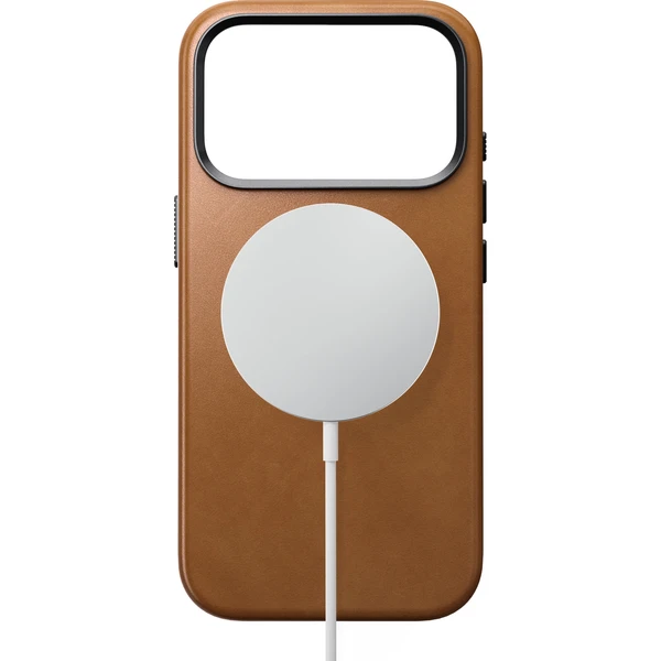 Nomad Traditional Leather MagSafe kožený kryt iPhone 18 Pro English Tan - Pouzdra - Obrázek 4b74b06c25ba4f7f8f6d0dd4c372b4f9