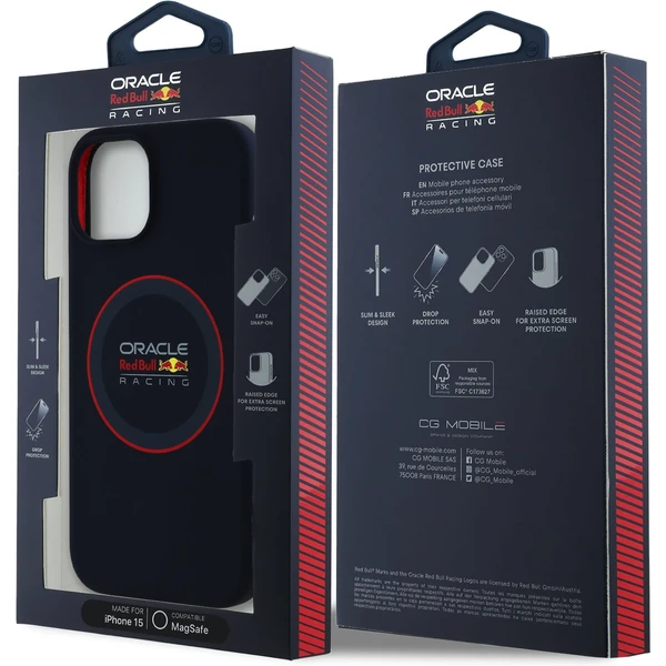 Oracle Red Bull Racing Silicone Red Ring MagSafe kryt iPhone 15 modrý - Pouzdra - Obrázek 4ba3ac882c6040e58a8de5e50de622a3