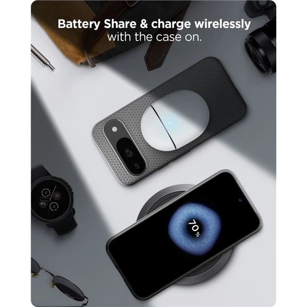 Spigen Liquid Air kryt Google Pixel 9 Pro/Pixel 9 šedý - Pouzdra - Obrázek 4ba4638944a2413caf5e54e394b272e9