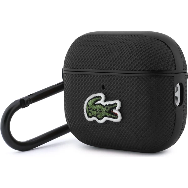 Lacoste Petit Pique Croc Logo Patch Pouzdro pro AirPods Pro 3 černé - Pouzdra - Obrázek 4babf9b24f7344aaa08ad7863d1536ca