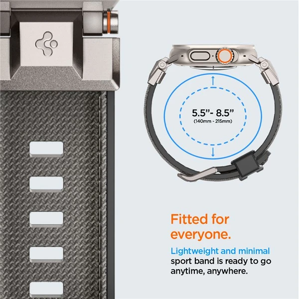 Spigen DuraPro Armor řemínek Apple Watch Ultra 49/46/45/44/42mm šedý - Řemínky - Obrázek 4baf00905d7a437b9561baf7b6ec8f15